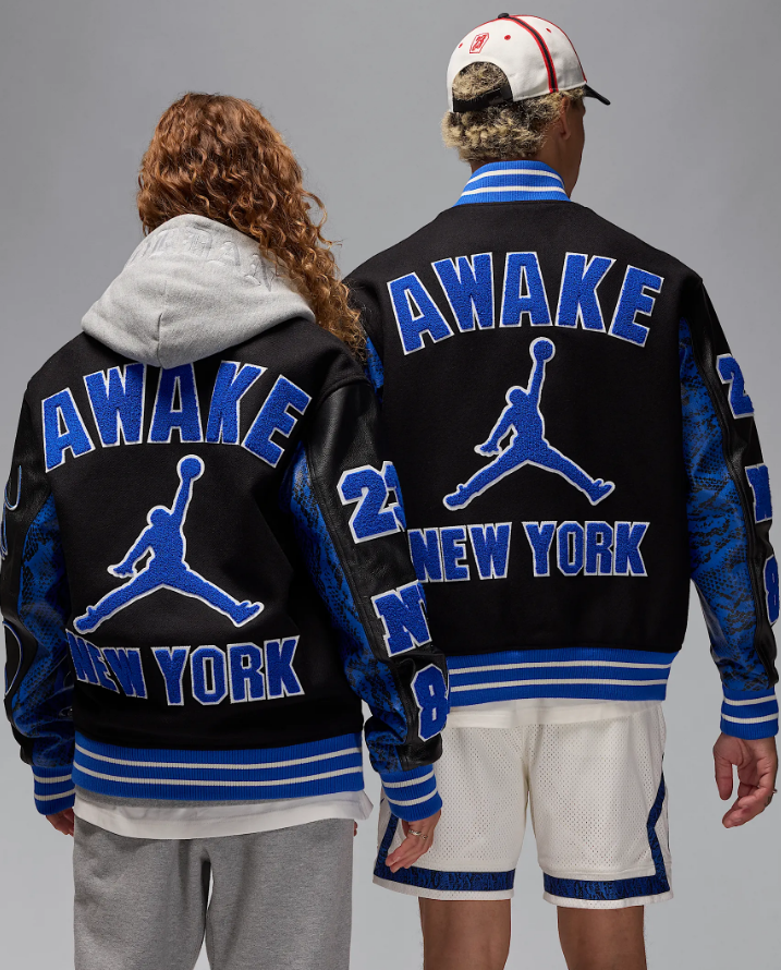 Jaqueta College Jordan x Awake NY