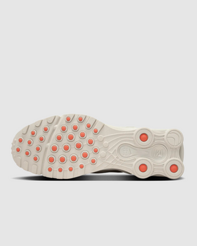 Tênis NK Shox Ride 2 Light Bone and Turf Orange