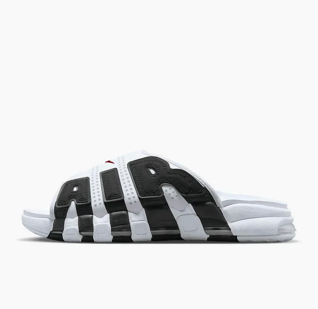 Chinelo NK Air Uptempo Branco e Preto