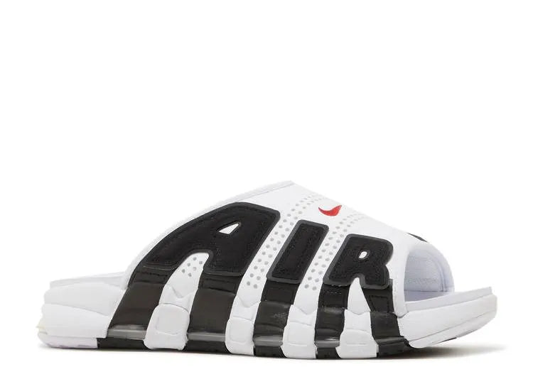 Chinelo NK Air Uptempo Branco e Preto