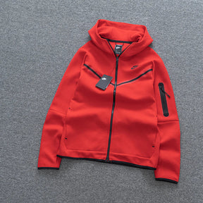 Jaqueta NK Tech Fleece Vermelho