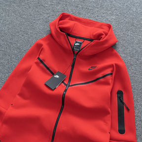 Jaqueta NK Tech Fleece Vermelho